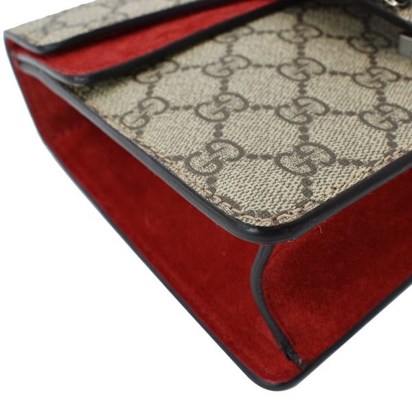 Gucci Dionysus Mini GG Supreme Canvas Crossbody Bag Beige