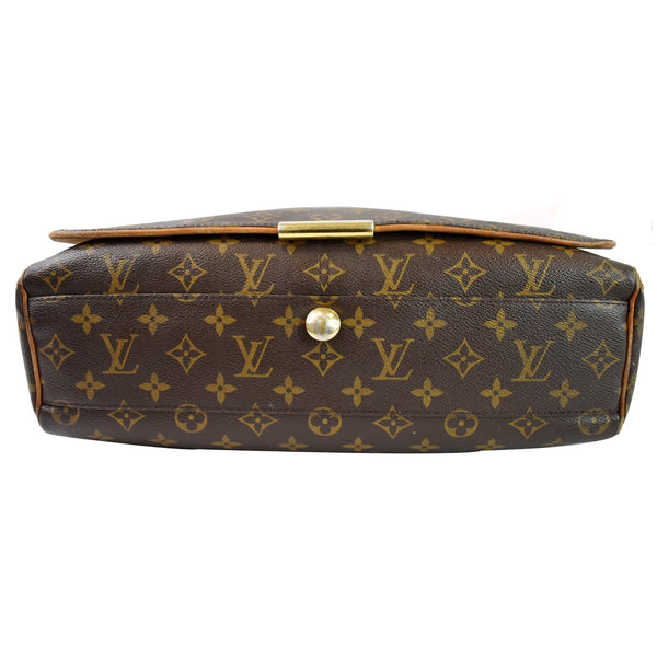 LOUIS VUITTON Abbesses Monogram Canvas Messenger Bag Brown