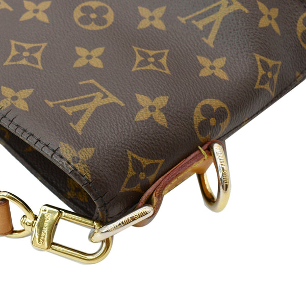 LOUIS VUITTON Melie Monogram Canvas Hobo Bag Brown