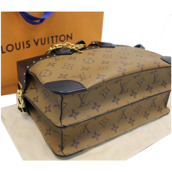 seams lv City Malle MM Reverse Monogram Hand Bag
