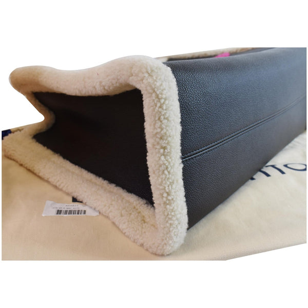 Louis Vuitton Teddy Onthego GM Calfskin Monogram Shoulder Bag Black