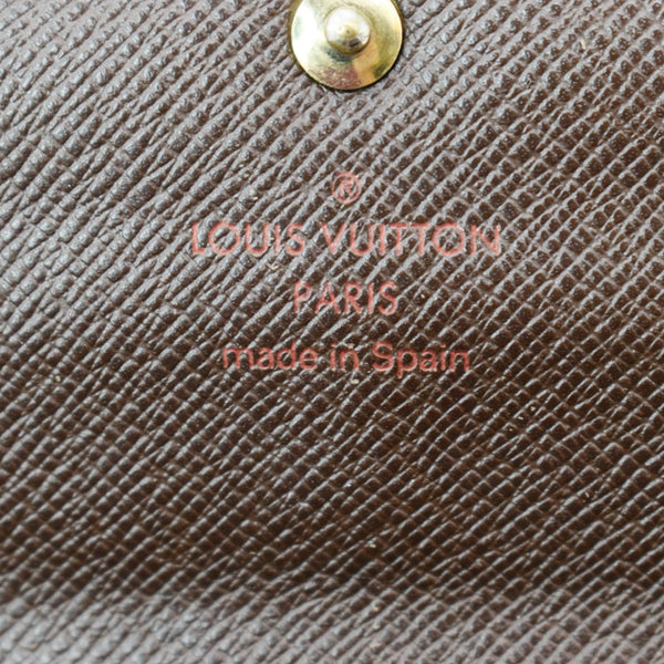 LOUIS VUITTON Sarah Monogram Canvas Wallet Brown