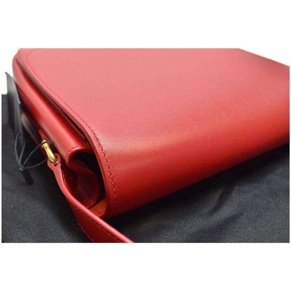 YVES SAINT LAURENT Betty Smooth Leather Shoulder Bag Red