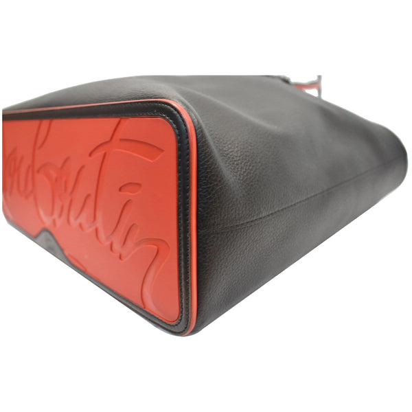 Christian Louboutin Cabata Studded orange bottom