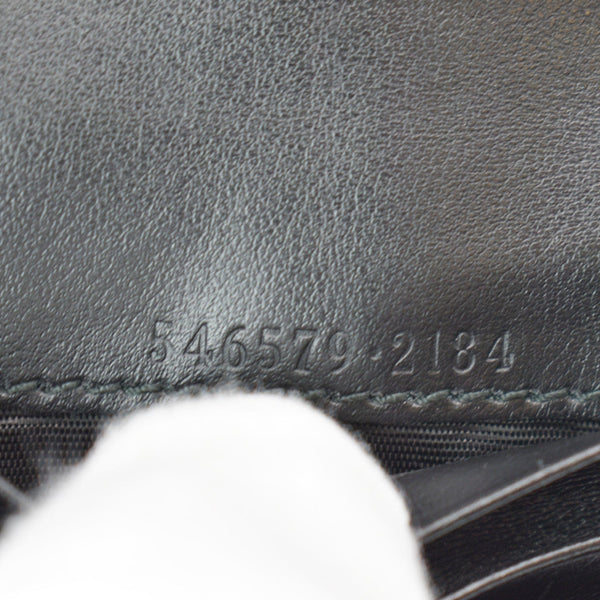 GUCCI Marmont GG Leather Card Case Wallet Black | DDH