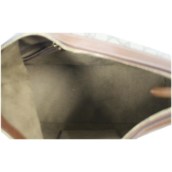 Gucci Linea A Supreme Coated Canvas Hobo Bag Interior