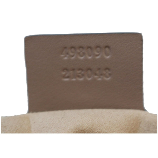 GUCCI Large GG Marmont Calfskin Matelasse Shoulder Bag Nude 498090