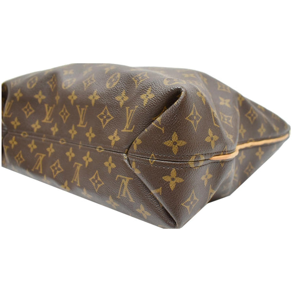 LOUIS VUITTON Sully MM Monogram Canvas Shoulder Bag Brown