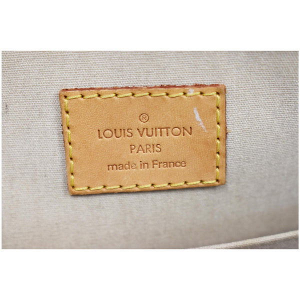 Louis Vuitton Sherwood PM Blanc Corail Monogram Vernis Shoulder Bag Bronze