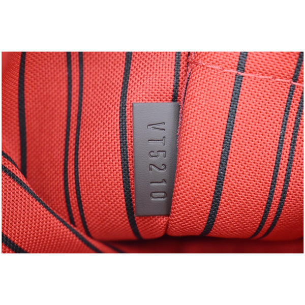 LOUIS VUITTON Neverfull MM Damier Ebene Pochette Wristlet Pouch Brown