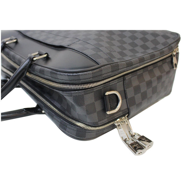 Padlock keys Overnight Damier Graphite Travel Bag