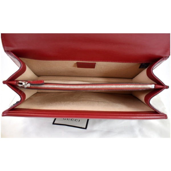 GUCCI Dionysus GG Tweed Small Shoulder Bag Cerise 400249