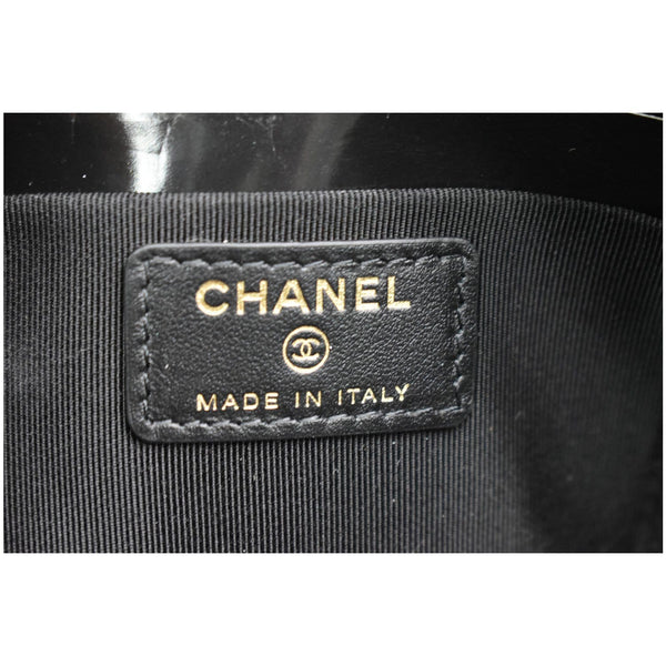 CHANEL French New Wave CC Caviar Quilted Pouch Black