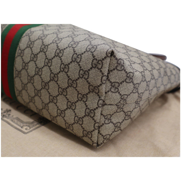 Gucci Ophidia Medium GG Supreme Canvas Tote Bag Beige