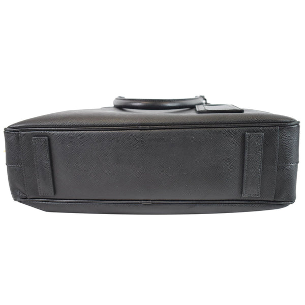PRADA Saffiano Leather Briefcase Bag Black