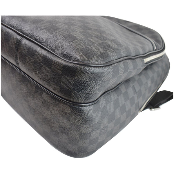 Louis Vuitton Michael Damier Graphite Backpack Bag bottom edge