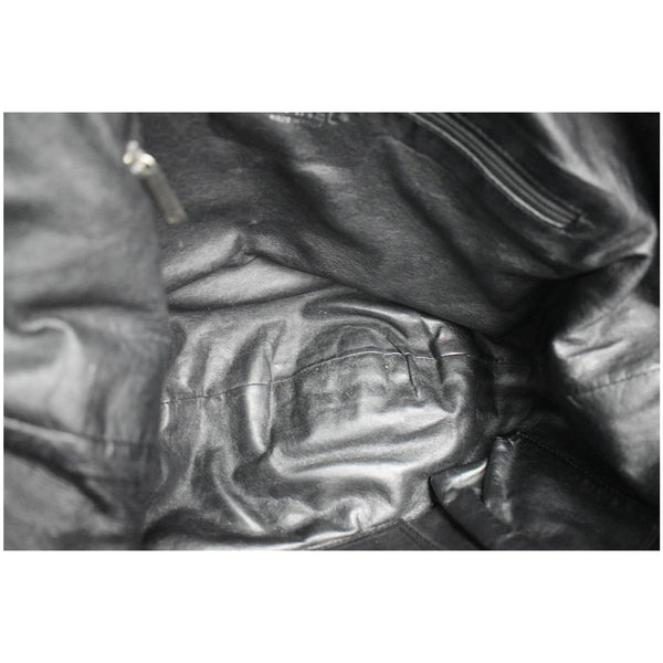 CHANEL Modern Chain Calfskin Leather Hobo Bag Black