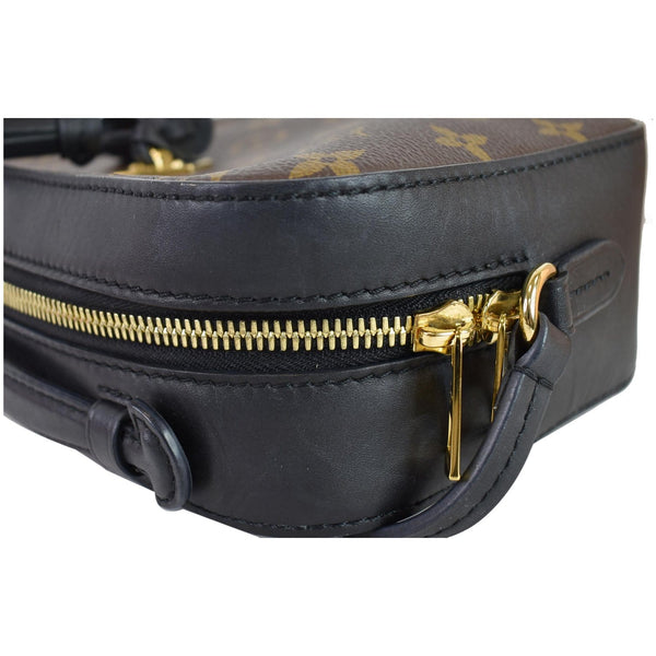 LOUIS VUITTON Saintonge Monogram Canvas Shoulder Bag Noir Black