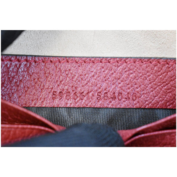 GUCCI Ophidia GG Floral Mini Supreme Backpack Bag Red 598661