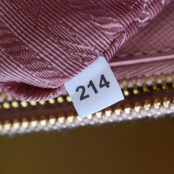 PRADA Galleria Large Double Zip Saffiano Leather Tote Bag Petal Pink - Hot Deals