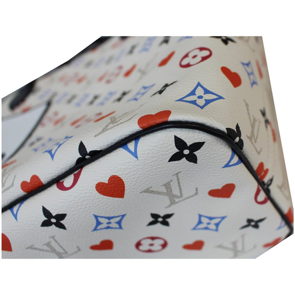 Authentic Lv Game On Neverfull Monogram Canvas Bag