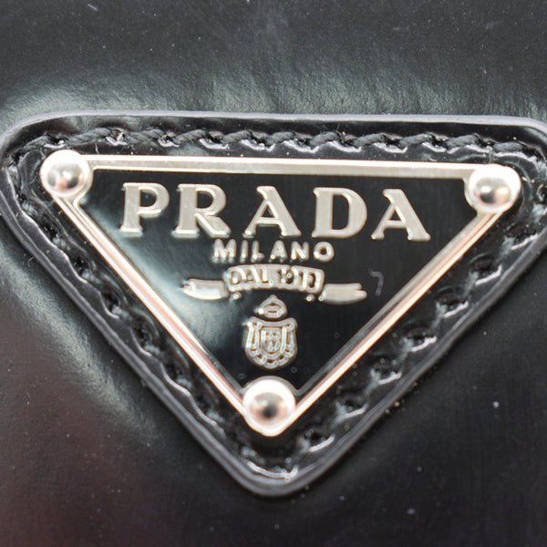 Prada Re-Nylon Leather Shoulder Bag Black - Buy at DDH