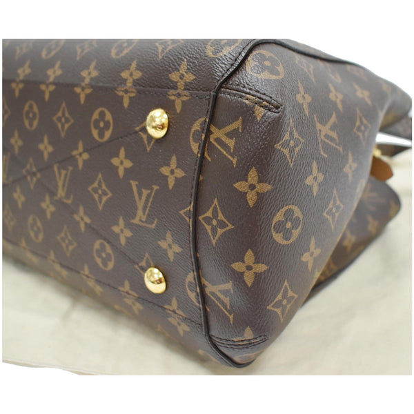 LOUIS VUITTON Montaigne GM Monogram Canvas Shoulder Bag Brown