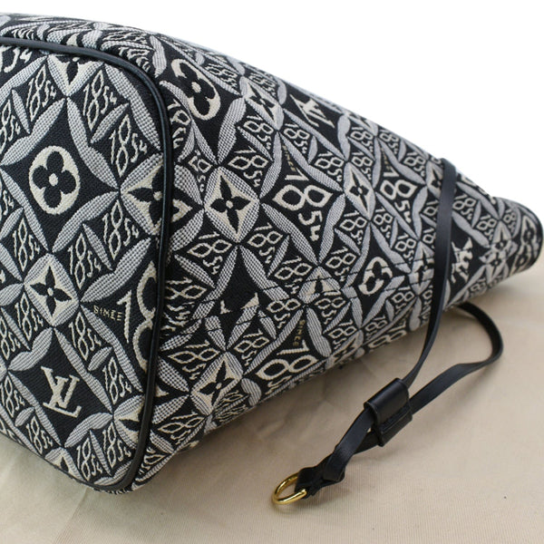 LOUIS VUITTON Since 1854 Neverfull MM Jacquard Shoulder Bag Grey