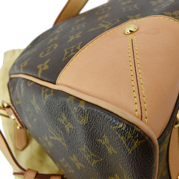 LOUIS VUITTON Retiro GM Monogram Canvas Shoulder Bag Brown