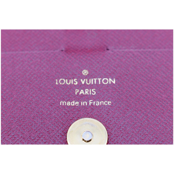 LOUIS VUITTON Adele Monogram Canvas Wallet Brown