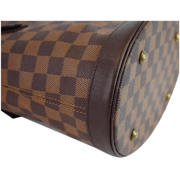 LOUIS VUITTON Marais Bucket Damier Ebene Shoulder Bag Brown