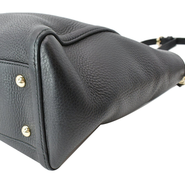 Gucci Soho Tassel Pebbled Leather Top Handle Crossbody Bag