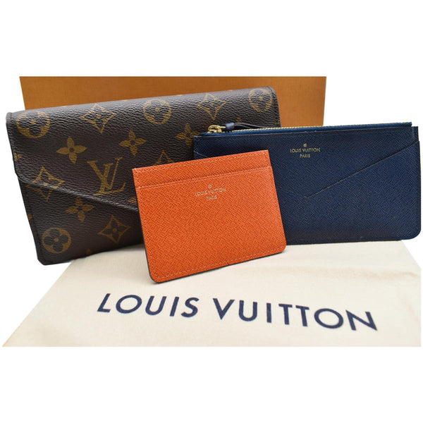LOUIS VUITTON Jeanne Monogram Canvas Wallet Rose Ballerine