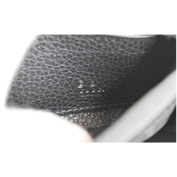 GUCCI GG Canvas Zip Around Wallet Black 332747