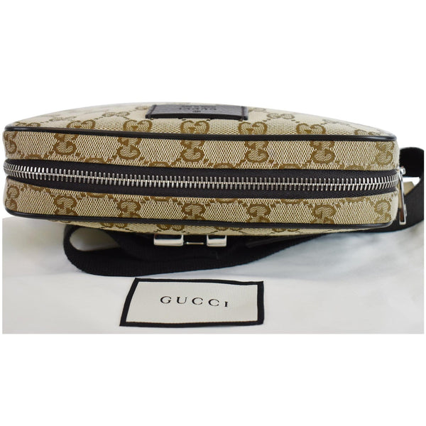 GUCCI GG Monogram Canvas Belt Bag Beige 449174
