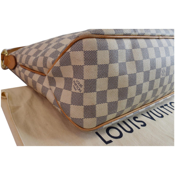 LOUIS VUITTON Delightful PM Damier Azur Hobo Bag White