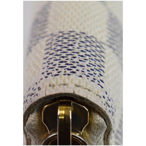 Louis Vuitton Damier Azur Zippy Pouch White