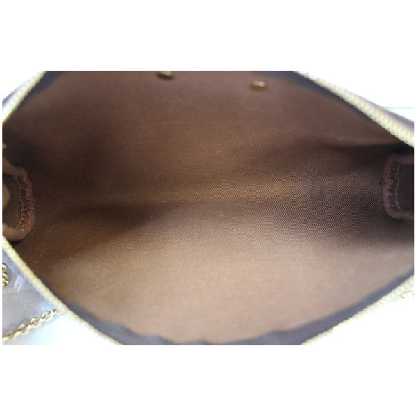 elegant interior Louis Vuitton Pochette Eva Monogram Canvas Bag