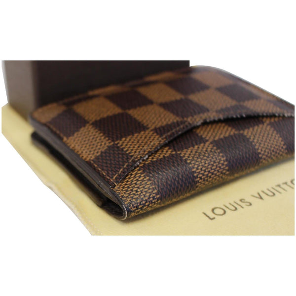 LOUIS VUITTON Pocket Organizer Damier Ebene Card Case