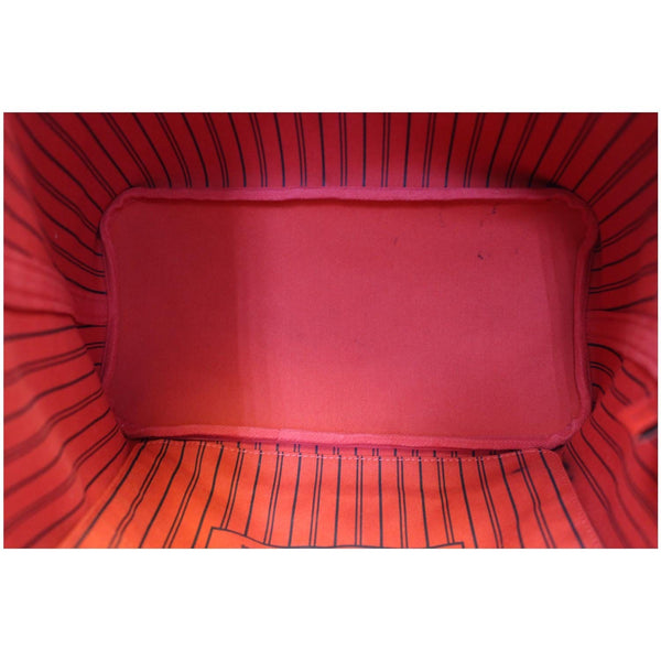 LOUIS VUITTON Neverfull MM Damier Ebene Tote Shoulder Bag Brown