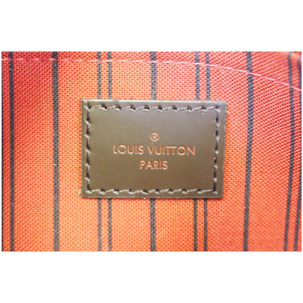 LOUIS VUITTON Pochette Wristlet Pouch Damier Ebene Neverfull MM-US