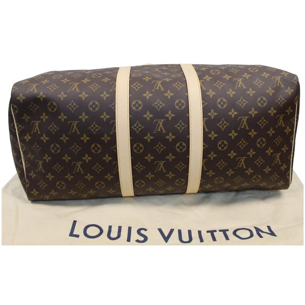 LV Keepall 55 Monogram Canvas Bostan Bag back view