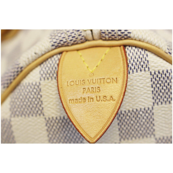 LOUIS VUITTON Speedy 30 Damier Azur Satchel Handbag-US