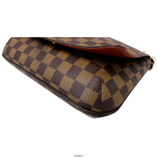 LOUIS VUITTON Musette Tango Damier Ebene Short Strap Shoulder Bag-US
