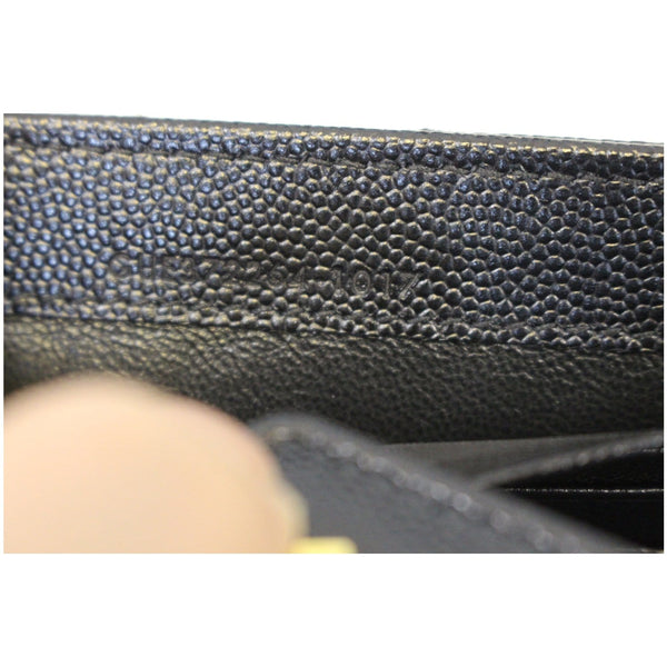 YVES SAINT LAURENT Large Grain De Poudre Wallet Black
