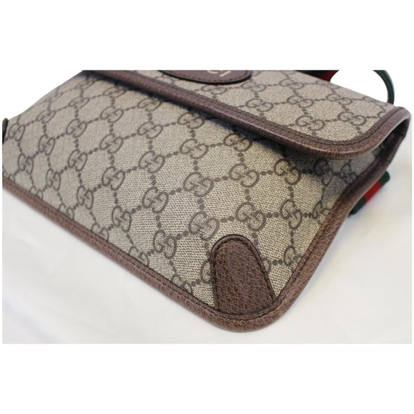 GUCCI GG Supreme Canvas Belt Waist Bag Brown/Beige 493930-US