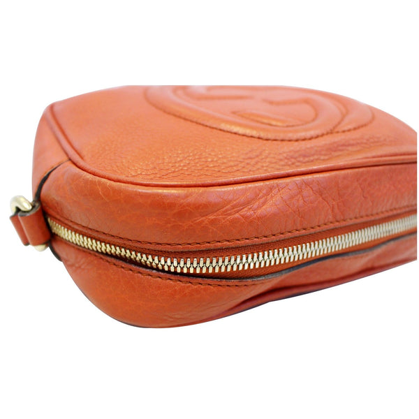 GUCCI Soho Disco Pebbled Leather Small Crossbody Bag-US