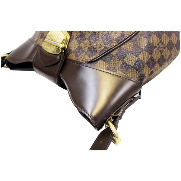 LOUIS VUITTON Sistina PM Damier Ebene Shoulder Handbag-US