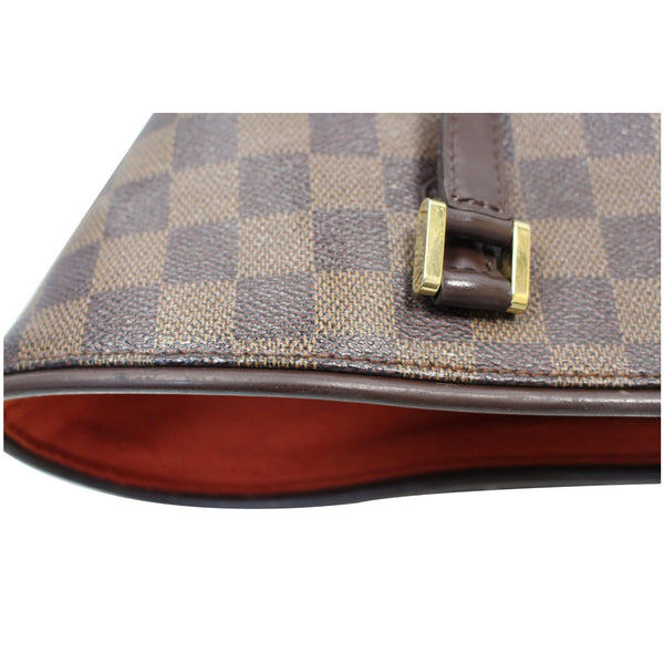 LOUIS VUITTON Manosque PM Damier Ebene Shoulder Bag Brown