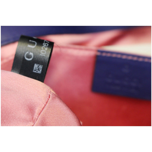 GUCCI GG Marmont Velvet Mini Shoulder Crossbody Bag Blue